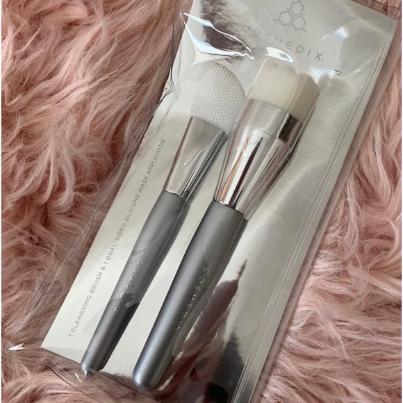 Byroe New York Golden Carrot 🥕 Overnight Relief Mask and Cosmedix brush duo NEW - Picture 6 of 11